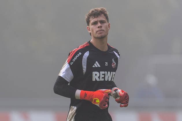 Martin James (1. FC Koeln, 12) during training session of 1.FC Koeln on 6th of October in 2026 at Geissbockheim in Cologne, Germany. NRW Germany Copyright: xBEAUTIFULxSPORTS JulianxMeuselx