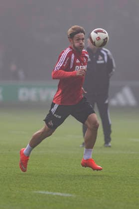 Jan Thielmann (1. FC Koeln, 29) during training session of 1.FC Koeln on 6th of October in 2026 at Geissbockheim in Cologne, Germany. NRW Germany Copyright: xBEAUTIFULxSPORTS JulianxMeuselx