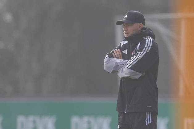 Rene Wagner (1. FC Koeln, Headcoach) during training session of 1.FC Koeln on 6th of October in 2026 at Geissbockheim in Cologne, Germany. NRW Germany Copyright: xBEAUTIFULxSPORTS JulianxMeuselx