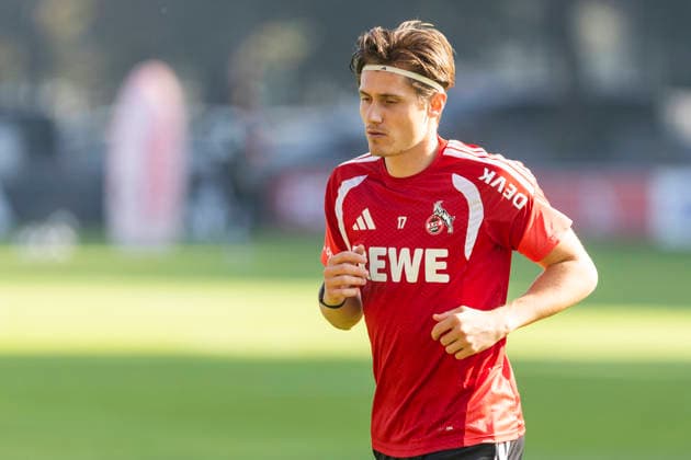 Alessio Castro-Montes (1. FC Koeln, 17) during training session of 1.FC Koeln on 6th of October in 2026 at Geissbockheim in Cologne, Germany. NRW Germany Copyright: xBEAUTIFULxSPORTS JulianxMeuselx
