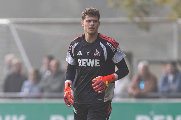Martin James (1. FC Koeln, 12) during training session of 1.FC Koeln on 6th of October in 2026 at Geissbockheim in Cologne, Germany. NRW Germany Copyright: xBEAUTIFULxSPORTS JulianxMeuselx