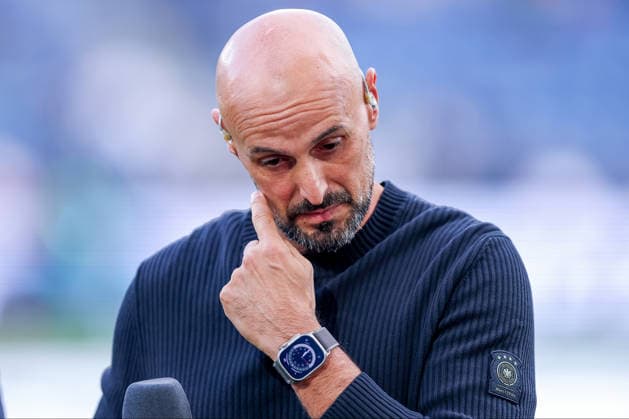 October 6, 2026, Soccer, U21 international match, Germany vs. Georgia, 2027 U21 European Championship Qualifiers, Almstadion Bielefeld, National Coach Antonio Di Salvo (U21 GER, head coach), DFB regulations prohibit any use of photographs as image sequences and or quasi-video, North Rhine-Westphalia, Germany