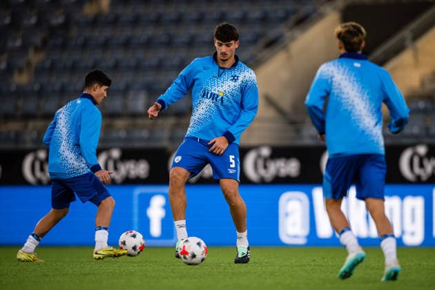 October 6, 2026: Maor Yesilirmak of Israel warms up ahead of the UEFA European Under-21 Qualifier soccer match between Norway and Israel on October 6, 2026 in Stavanger. Photo by Marius Simensen. BILDBYRAN COP 238 bbeng em qualification soccer football Israel Norway U21 UEFA Euro Under-21 Qualifiers  Copyright: MARIUSxSIMENSEN BB261006BB516