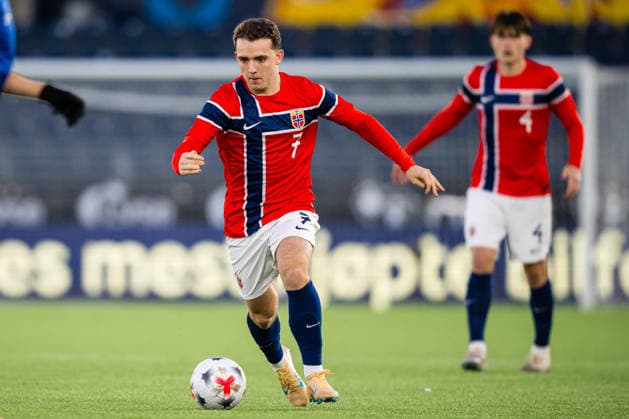 October 6, 2010: Edvin Austbo of Norway during the UEFA European Under-21 Qualifier soccer match between Norway and Israel on October 6, 2026 in Stavanger. Photo by Marius Simensen. BILDBYRAN COP 238 bbeng em qualifiers football soccer Israel Norway U21 UEFA Euro Under-21 Qualifiers  Copyright: MARIUSxSIMENSEN BB261006BB555