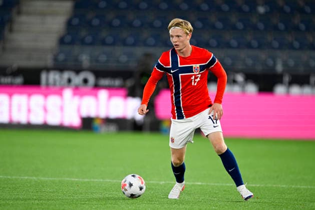 U-21 European Championship Qualifier: Norway vs. Israel, Stavanger, October 6, 2026. Runar Norheim during the U-21 European Championship qualifier between Norway and Israel at Lyse Arena in Stavanger. Photo by Carina Johansen, NTB, Stavanger, Norway. EDITORIAL USE ONLY. RESTRICTED USE FOR BETTING COMPANIES.  Copyright: xCarinaxJohansenx xNTBx