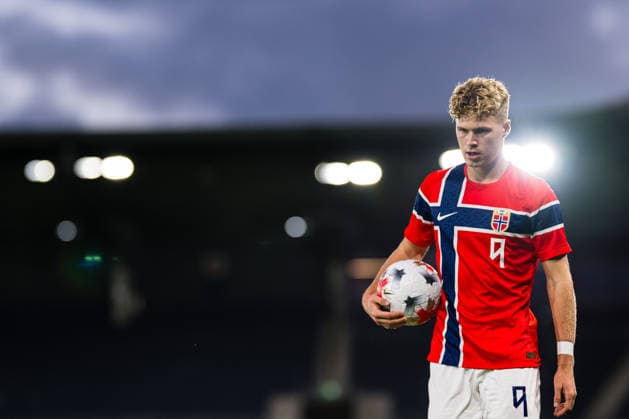 October 6, 2010: Sindre Walle Egeli of Norway during the UEFA European Under-21 Qualifier soccer match between Norway and Israel on October 6, 2026 in Stavanger. Photo by Marius Simensen. BILDBYRAN COP 238 bbeng em qualifiers football soccer Israel Norway U21 UEFA Euro Under-21 Qualifiers  Copyright: MARIUSxSIMENSEN BB261006BB598