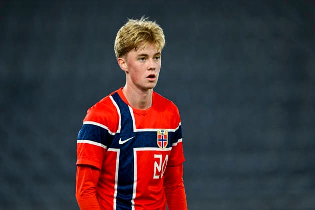 U21 European Championship Qualifier: Norway vs. Israel, Stavanger, October 6, 2026. Niklas Kemp Fuglestad during the U21 European Championship qualifier soccer match between Norway and Israel at Lyse Arena in Stavanger. Photo: Carina Johansen, NTB, Stavanger, Norway. EDITORIAL USE ONLY. RESTRICTED USE FOR BETTING COMPANIES  Copyright: xCarinaxJohansenx xNTBx