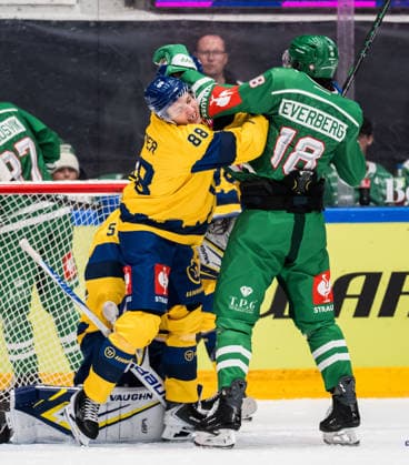 October 6, 2026: Tim Minder of Davos during the CHL game between Rögle and Davos on October 6, 2026 in Ängelholm. Photo by Niclas Jönsson, BILDBYRAN COP 273 NO0449 ice hockey CHL Champions Hockey League Rögle Davos Rögle BBENG ice hockey CHL Champions Hockey League Rögle Davos Rögle BBENG  Copyright: NICLASxJÖNSSON BB261006NO032
