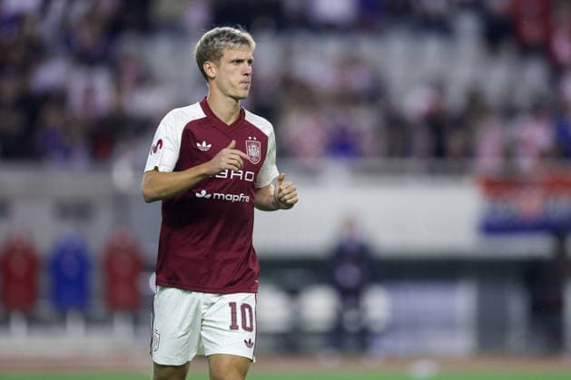 Croatia v Spain - UEFA Nations League 2026 27 Group A3 MD4 Dani Olmo of Spain warms up prior to the UEFA Nations League 2026 27 group phase match between Croatia and Spain at Stadion Poljud on October 6, 2026 in Split, Croatia.  SanjinxStrukic PIXSELL
