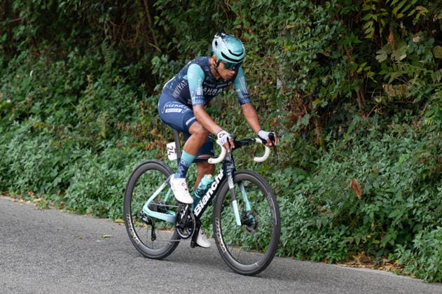 IPA89375374 - Santiago BUITRAGO SANCHEZ, Bahrain Victorious, at the 2026 Tre Valli Varesine in Varese, Italy, on October 6, 2026  Copyright: xSilviaxColombo IPAxSportx xx IPA89375374