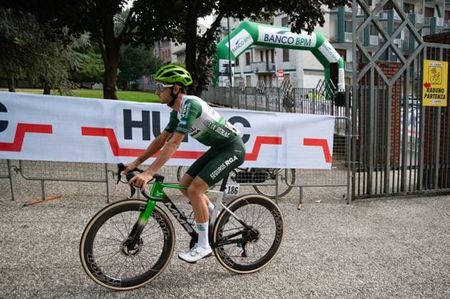 IPA89376370 - Jose Felix Parra Cuerda, CAJA RURAL-SEGUROS RGA, at the start of the 2026 Tre Valli Varesine in Busto Arsizio, Italy, on October 6, 2026  Copyright: xSilviaxColombo IPAxSportx xx IPA89376370