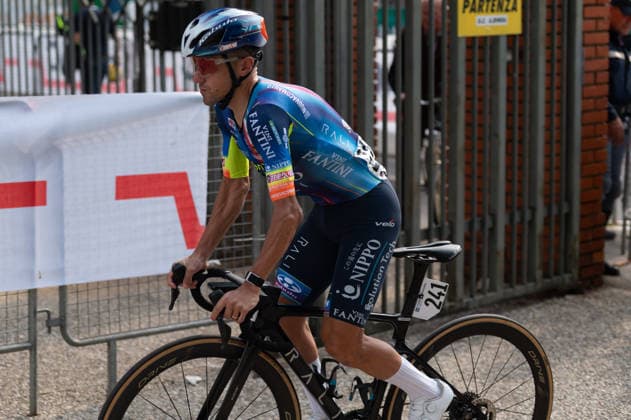 IPA89376376 - Domenico Pozzovivo, SOLUTION TECH NIPPO RALI, during the 2026 Tre Valli Varesine in Busto Arsizio, Italy, on October 6, 2026  Copyright: xSilviaxColombo IPAxSportx xx IPA89376376
