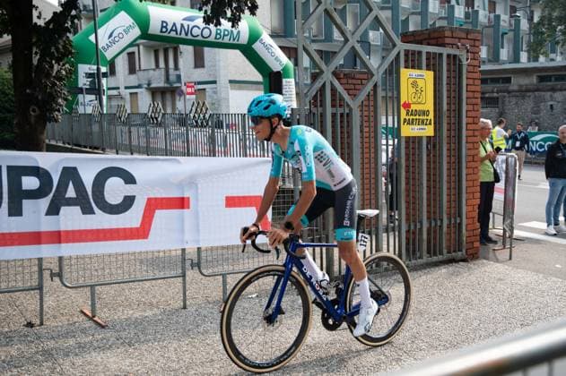 IPA89376377 - Filippo Turconi, BARDIANI CSF 7 SABER, at the start of the 2026 Tre Valli Varesine in Busto Arsizio, Italy, on October 6, 2026  Copyright: xSilviaxColombo IPAxSportx xx IPA89376377