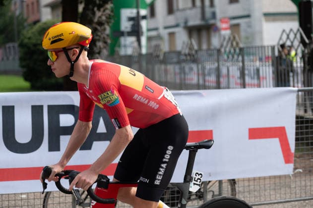 IPA89376798 - Andreas LEKNESSUND, Uno-X Mobility at the start of the 2026 Tre Valli Varesine in Busto Arsizio, Italy, on October 6, 2026  Copyright: xSilviaxColombo IPAxSportx xx IPA89376798