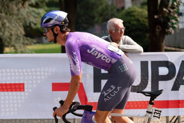 CYCLING - Road cycling, Rad, Radsport, Strasse - Tre Valli Varesine Photo by IPA ABACAPRESS.COM89376794 - Alessandro Covi, TEAM JAYCO ALULA, at the start of the 2026 Tre Valli Varesine in Busto Arsizio, Italy, on October 6, 2026 Varese Italy  Copyright: xIPAxSport ABACAx