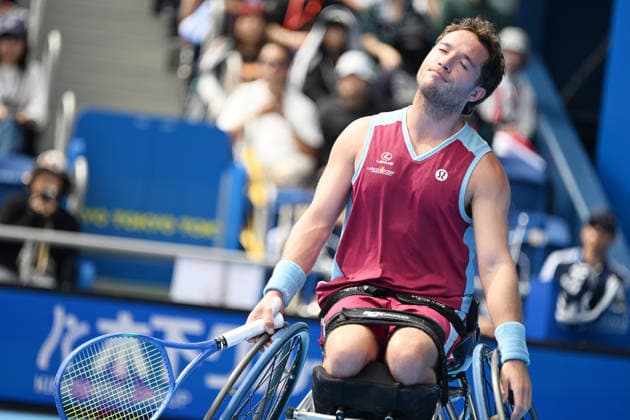 Alfie HEWETT (GBR), OCTOBER 6, 2026 - Tennis : Kinoshita Group Japan Open Tennis Championships 2026 WHEELCHAIR EXHIBITION MATCH at Ariake Coliseum, Tokyo, Japan. Noxthirdxpartyxsales  aflo_353700625 KenjiroxMatsuox