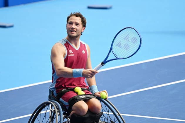 Alfie HEWETT (GBR), OCTOBER 6, 2026 - Tennis : Kinoshita Group Japan Open Tennis Championships 2026 WHEELCHAIR EXHIBITION MATCH at Ariake Coliseum, Tokyo, Japan. Noxthirdxpartyxsales  aflo_353700647 KenjiroxMatsuox