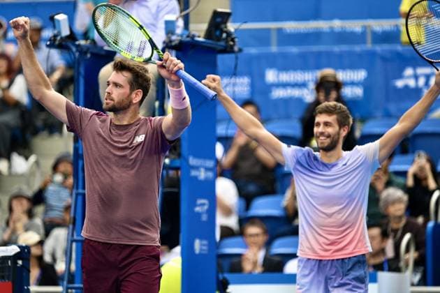 Austin KRAJICEK (USA) & Nikola MEKTIC (CRO), OCTOBER 6, 2026 - Tennis : Kinoshita Group Japan Open Tennis Championships 2026 Men s Doubles Final at Ariake Coliseum, Tokyo, Japan. Noxthirdxpartyxsales  aflo_353728384 KenjiroxMatsuox