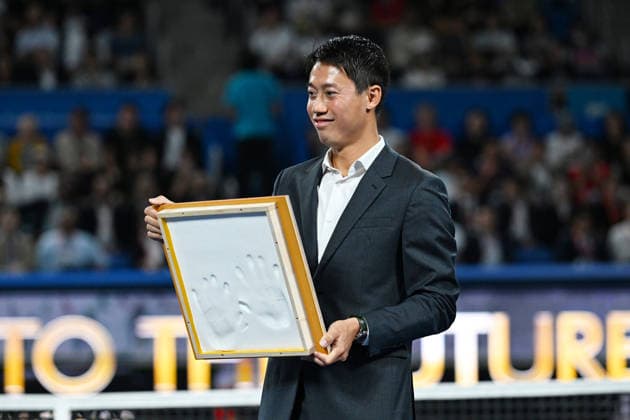 Kei Nishikori, OCTOBER 6, 2026 - Tennis : Kinoshita Group Japan Open Tennis Championships 2026 Kei Nishikori Tribute Ceremony at Ariake Coliseum, Tokyo, Japan. Noxthirdxpartyxsales  aflo_353764885 KenjiroxMatsuox