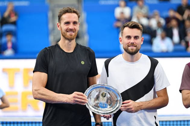 Theo ARRIBAGE & Albano OLIVETTI (FRA), OCTOBER 6, 2026 - Tennis : Kinoshita Group Japan Open Tennis Championships 2026 Men s Doubles Award ceremony at Ariake Coliseum, Tokyo, Japan. Noxthirdxpartyxsales  aflo_353767207 KenjiroxMatsuox