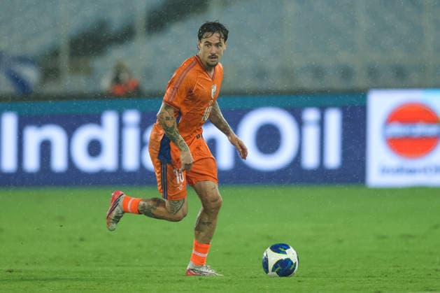 India v Uruguay - FIFA International Friendly, Länderspiel, Nationalmannschaft Match Ryan Williams of India during the India football friendly 2026 match between India and Uruguay at the Vivekananda Yuba Bharati Krirangan (VYBK) Stadium in Kolkata, India, on October 6, 2026. KOLKATA West Bengal India  Copyright: xShubhajitxRoyxKarmakarx originalFilename:roykarmakar-indiavsu261006_np9LX.jpg