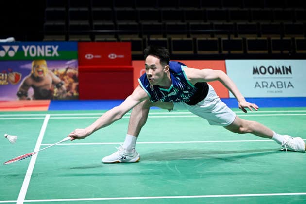 Chi Yu Jen of Taiwan in action during the badminton Clash of Clans Arctic Open 2026 tournament in Vantaa, Finland on 7th October, 2026. - ANTTI AIMO-KOIVISTO Vantaa Finland 3f96DTbKwO0  Copyright: xAnttixAimo-Koivistox 3f96DTbKwO0