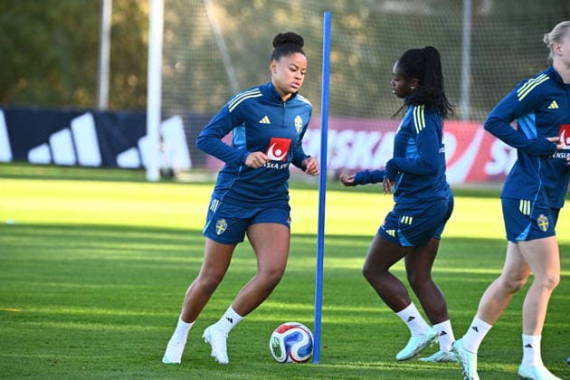 STOCKHOLM, SWEDEN 20261007 Felicia Schröder as the women s national team trains at Bosön ahead of the 2027 World Cup playoffs STOCKHOLM, SWEDEN x10090x  Copyright: xClaudioxBresciani TTx DAMLANDSLAGET TRÄNAR INFÖR PLAYOFF