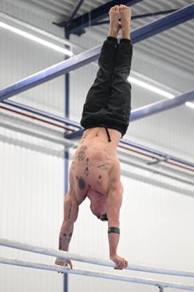Belgian gymnast Victor Martinez Marechal pictured during a training session of Belgium s artistic gymnastics team, Wednesday 7 October 2026, in Gent, ahead of the Worlds Championships in Rotterdam from 17 to 25 October 2026. DIRKxWAEM  x189042605x