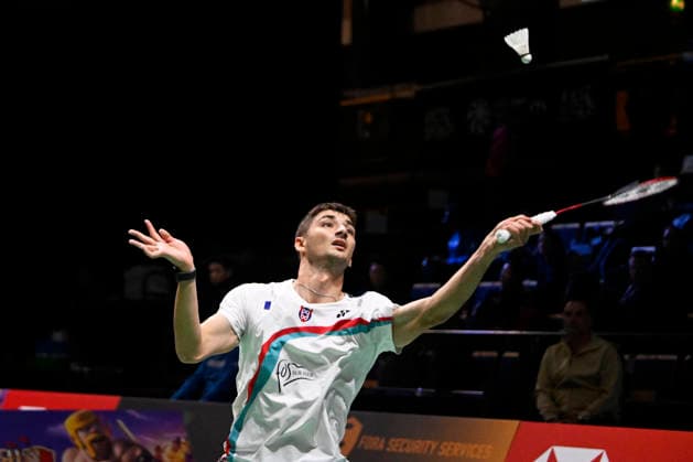 LKS 20261007 Christo Popov of France during the badminton Clash of Clans Arctic Open 2026 tournament in Vantaa, Finland, on October 7, 2026. - ANTTI AIMO-KOIVISTO Vantaa Finland 5QPVEd5B9vk  Copyright: xAnttixAimo-Koivistox 5QPVEd5B9vk