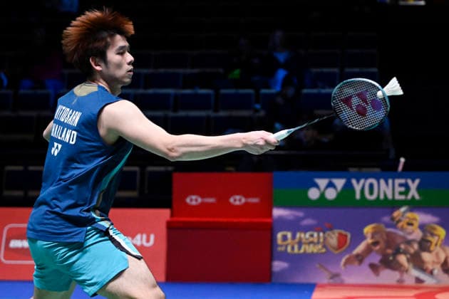 LKS 20261007 Kunlavut Vitidsarn of Thailand during the badminton Clash of Clans Arctic Open 2026 tournament in Vantaa, Finland, on October 7, 2026. - ANTTI AIMO-KOIVISTO Vantaa Finland SzvUz-QIztg  Copyright: xAnttixAimo-Koivistox SzvUz-QIztg