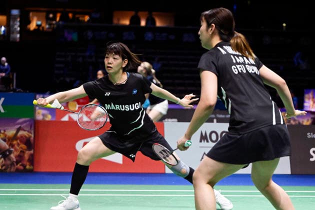 LKS 20261007 Sayaka Hirota (left) and Ayako Sakuramoto of Japan during the badminton Clash of Clans Arctic Open 2026 tournament in Vantaa, Finland, on October 7, 2026. - ANTTI AIMO-KOIVISTO Vantaa Finland emnHbSSwDnc  Copyright: xAnttixAimo-Koivistox emnHbSSwDnc