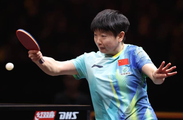 (261007) -- BEIJING, Oct. 7, 2026 -- Sun Yingsha hits a return during the women s singles round of 32 match between Sun Yingsha of China and Paranang Orawan of Thailand at 2026 World Table tennis, Tischtennis (WTT) China Smash in Beijing, China, Oct. 7, 2026. ) (SP)CHINA-BEIJING-TABLE TENNIS-WTT-CHINA SMASH-WOMEN S SINGLES (CN) ZhangxChenlin 