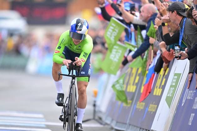 Cycling, UEC European Road Championships in Ljubljana, Men, Elite, Individual Time Trial