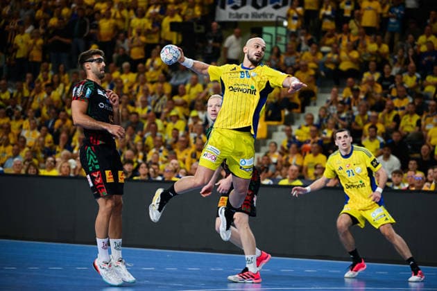 KIELCE 07.10.2026 MECZ 3. KOLEJKA RUNDA WSTEPNA LIGA MISTRZOW PILKA RECZNA MEZCZYZN SEZON 2026 2027 MENS HALDBALL PRELIMINARY ROUND EHF CHAMPIONS LEAGUE SEASON 2026 2027 MATCH: INDUSTRIA KIELCE - SC MAGDEBURG ARTSEM KARALEK FOT. MICHAL TRZPIS 400MM.PL NEWSPIX.PL --- newspix.pl 