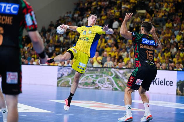 KIELCE 07.10.2026 MECZ 3. KOLEJKA RUNDA WSTEPNA LIGA MISTRZOW PILKA RECZNA MEZCZYZN SEZON 2026 2027 MENS HALDBALL PRELIMINARY ROUND EHF CHAMPIONS LEAGUE SEASON 2026 2027 MATCH: INDUSTRIA KIELCE - SC MAGDEBURG KIRYL RABCHYNSKI FOT. MICHAL TRZPIS 400MM.PL NEWSPIX.PL --- newspix.pl 