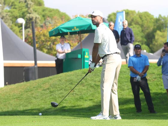 ESP Mutua Madrid Open Ashley Cole, former Chelsea FC player, during his participation in the Spanish Open Pro-Am, held at the Villa de Madrid Country Club on October 7, 2026, in Madrid, Spain Madrid Spain Copyright: xALBERTOxSIMONx AgenciaxLOFx