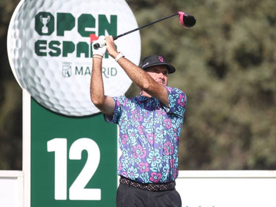 ESP Mutua Madrid Open Bubba Watson during his participation in the Spanish Open Pro-Am, held at the Villa de Madrid Country Club on October 7, 2026, in Madrid, Spain Madrid Spain Copyright: xALBERTOxSIMONx AgenciaxLOFx