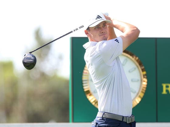 ESP Mutua Madrid Open Ludvig Aberg during his participation in the Spanish Open Pro-Am, held at the Villa de Madrid Country Club on October 7, 2026, in Madrid, Spain Madrid Spain Copyright: xALBERTOxSIMONx AgenciaxLOFx