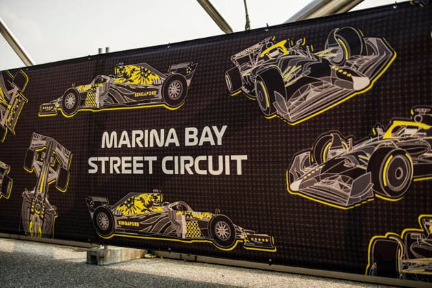 F1 - SINGAPORE GRAND PRIX 2026 Ambiance, branding during the 2026 Formula 1 Singapore Grand Prix, 17th round of the 2026 Formula One World Championship, WM, Weltmeisterschaft from October 9 to 11, 2026 on the Marina Bay Street Circuit, in Singapore, Singapore - SingaporeSingapore  Copyright: xJulienxDelfossex