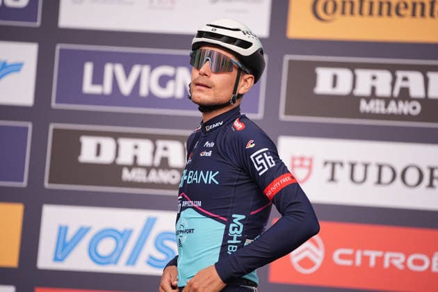Italy s Fausto Masnada of MBH Bank CSB Telecom Fort during the 110th edition of the Gran Piemonte 2026 a 185 km one day race from Asti to Bra on October 08, 2026, Italy.  Copyright: xMarcoxAlpozzi LaPressex