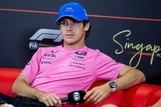 F1 - SINGAPORE GRAND PRIX 2026 COLAPINTO Franco (arg), Alpine F1 Team A526, portrait, pre-event press conference, PK, Pressekonferenz during the 2026 Formula 1 Singapore Grand Prix, 17th round of the 2026 Formula One World Championship, WM, Weltmeisterschaft from October 9 to 11, 2026 on the Marina Bay Street Circuit, in Singapore, Singapore - SingaporeSingapore  Copyright: xJulienxDelfossex