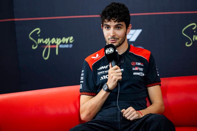 F1 - SINGAPORE GRAND PRIX 2026 OCON Esteban (fra), TGR Haas F1 Team VF-26, portrait, pre-event press conference, PK, Pressekonferenz during the 2026 Formula 1 Singapore Grand Prix, 17th round of the 2026 Formula One World Championship, WM, Weltmeisterschaft from October 9 to 11, 2026 on the Marina Bay Street Circuit, in Singapore, Singapore - SingaporeSingapore  Copyright: xJulienxDelfossex