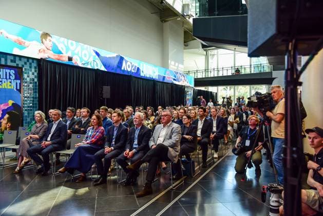 Australian Open 2027 unveiled in Melbourne MELBOURNE, AUSTRALIA, OCTOBER 8, 2026: Tennis Australia holds the official media launch of the Australian Open 2027 Grand Slam tennis tournament at the Rod Laver Arena Concourse in Melbourne. The presentation, hosted by former tennis player Jelena Dokic and Australian tennis legend Todd Woodbridge, featured several guests and was followed by a press conference, PK, Pressekonferenz with Tennis Australia CEO Andrew Abdo ahead of the upcoming tournament. Melbourne Australia Copyright: x xAlexanderxBogatyrevx xJNAxPressx