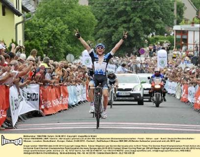 Cycling, Cycling DM in Grimma, Fabian Wegmann is German Champion