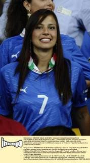 Football, EURO 2012, Women players Italy in the stadium