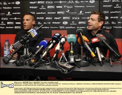 Cycling, Tour de France, Press Conference BMC Racing Team
