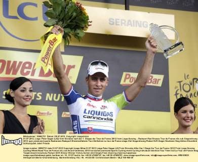 Cycling, Tour de France, Peter Sagan wins 1st stage