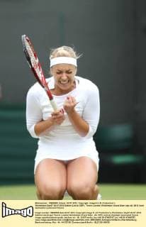 Tennis, Wimbledon, Sabine Lisicki defeats Maria Sharapova