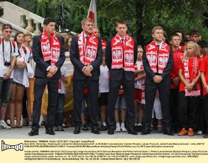 Football, EURO 2012, Reception for the Polish National Team
