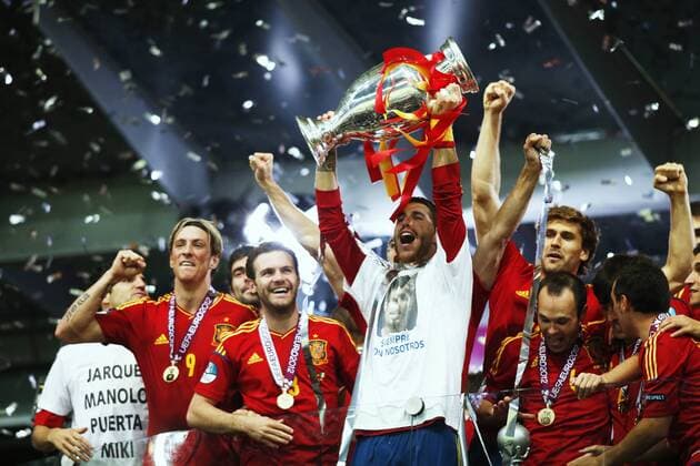 EURO 2024, Football, European Championship Final 2012 in Kiev, Spain - Italy 4:0